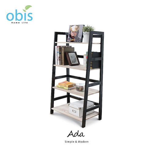 【obis】Ada艾達4.5尺四層書架