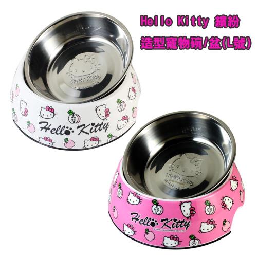 Hello Kitty『繽紛造型』寵物碗KT-PW01犬貓可用(L號)