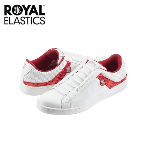 【Royal Elastics】男-New Duke 休閒鞋-白/紅(05371-010)