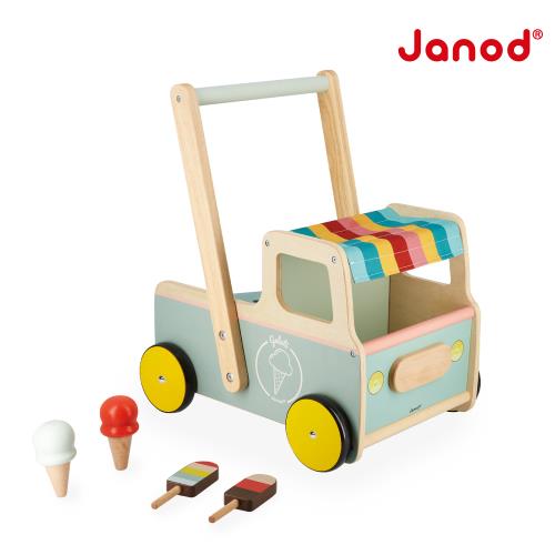 法國Janod  平衡學步系列-冰淇淋餐車