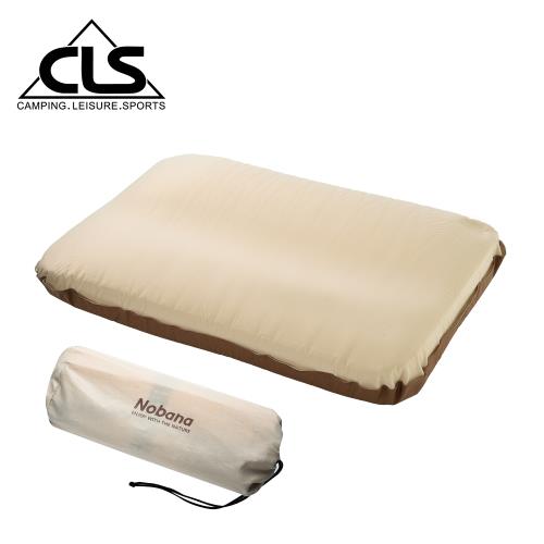 韓國CLS 3D支撐自動充氣枕 贈收納袋 /露營枕/旅行充氣枕