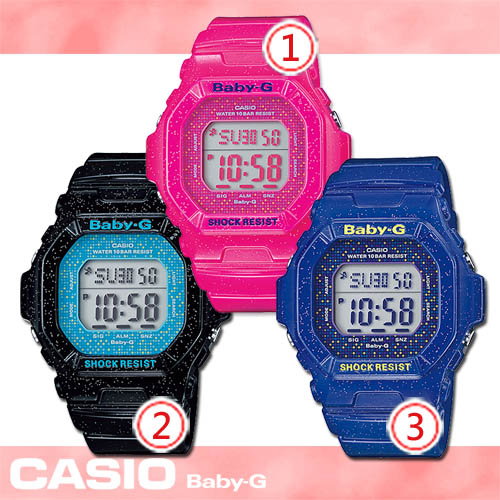 【CASIO 卡西歐 Baby-G 系列】閃耀星空系列女錶(BG-5600GL)