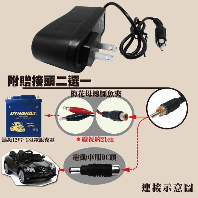 12V300mmA 全自動充電器 /12V電池充電/適用充12V 1.2A~4A 鉛酸電池