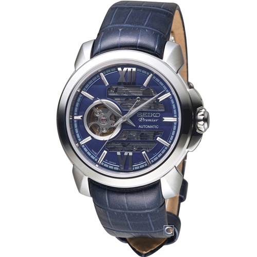 SEIKO 精工Premier 開芯鏤空機械錶4R71-00C0B (SSA399J1)43mm|KINETIC/Premier|Her森森購物網