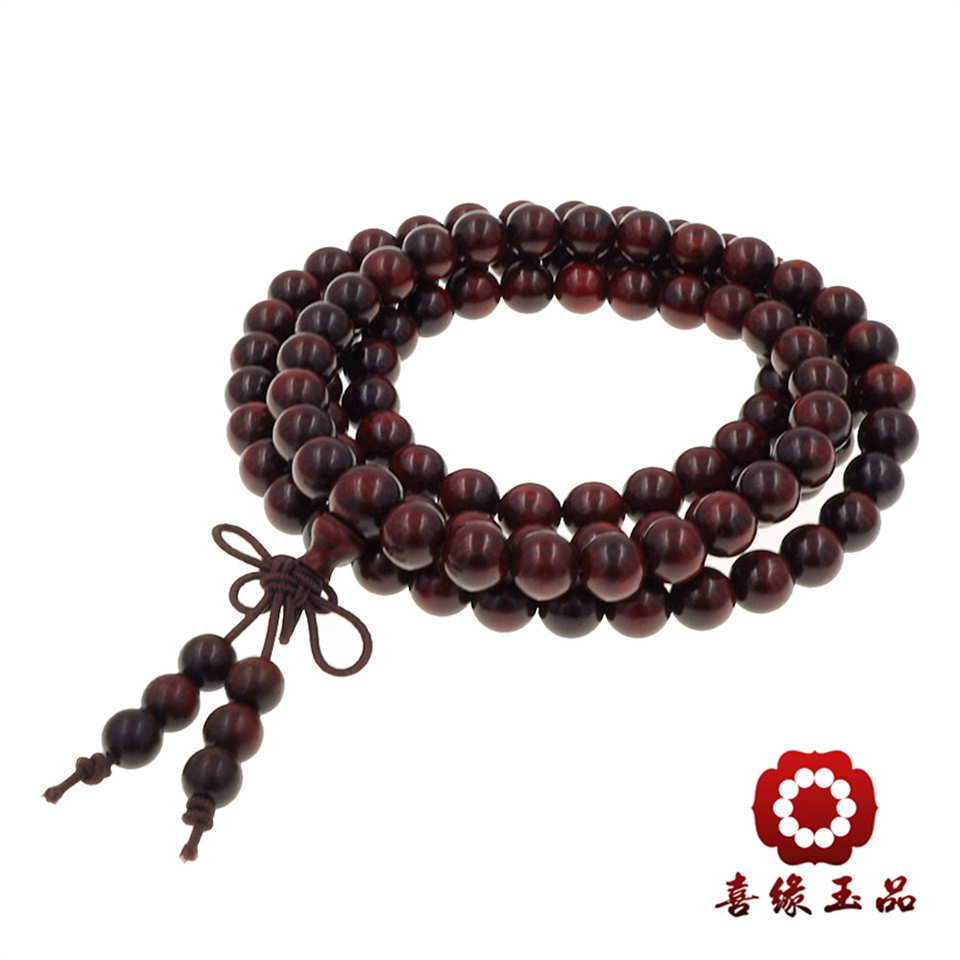 特級品】真正 印度 白檀 数珠108珠10mm 太く