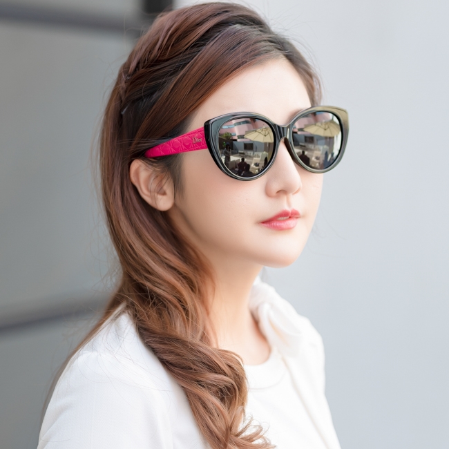 DIOR 太陽眼鏡(黑配桃)DIORLADY1NF|Dior|Her森森購物網