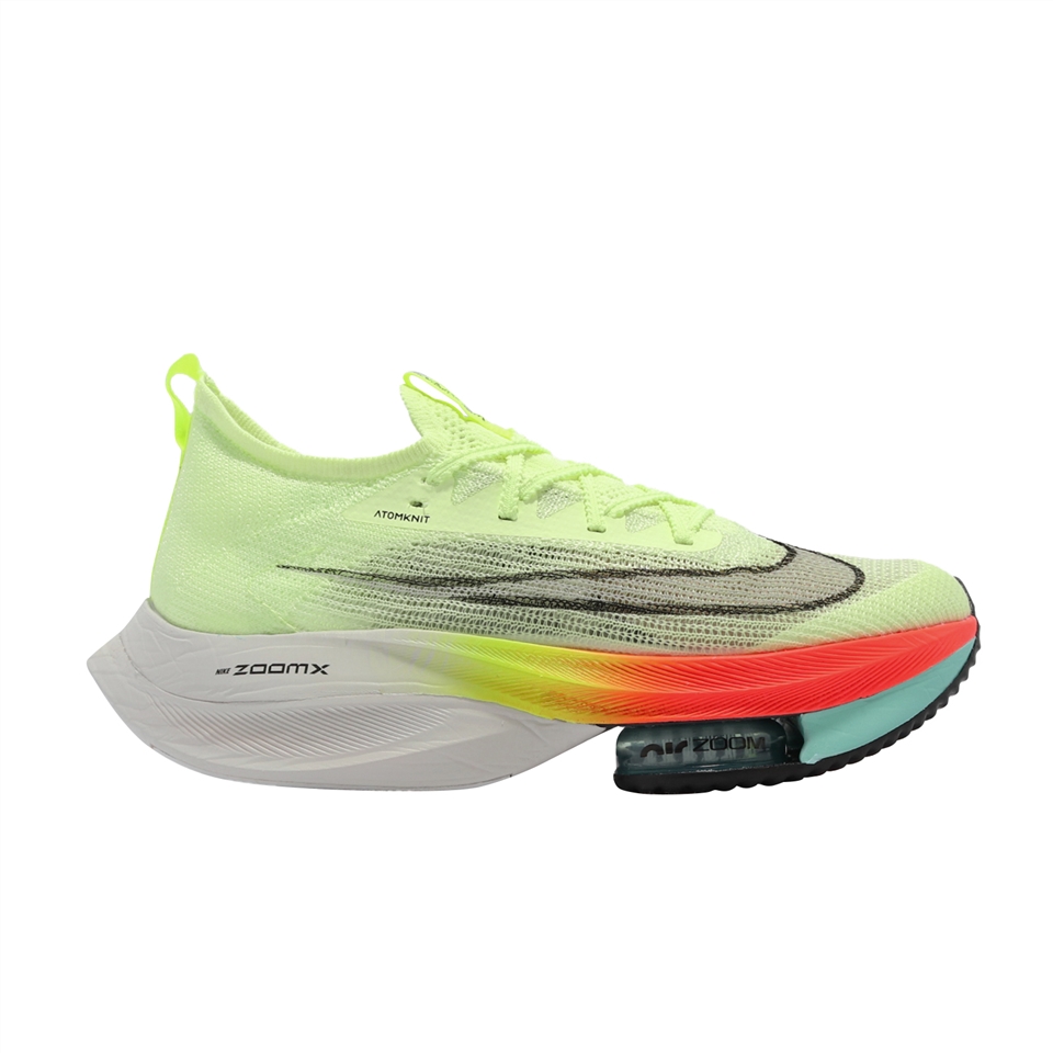 Nike Air Zoom Alphafly Next% 男鞋慢跑鞋氣墊避震包覆科技泡棉路跑黃