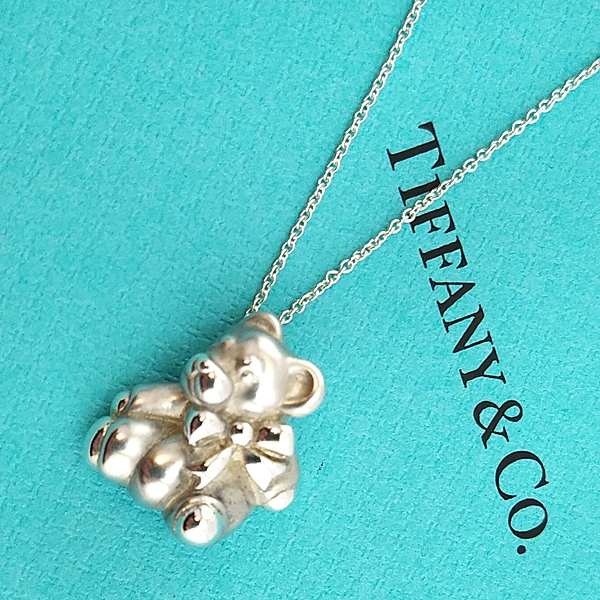 Tiffany and co 2025 teddy bear necklace