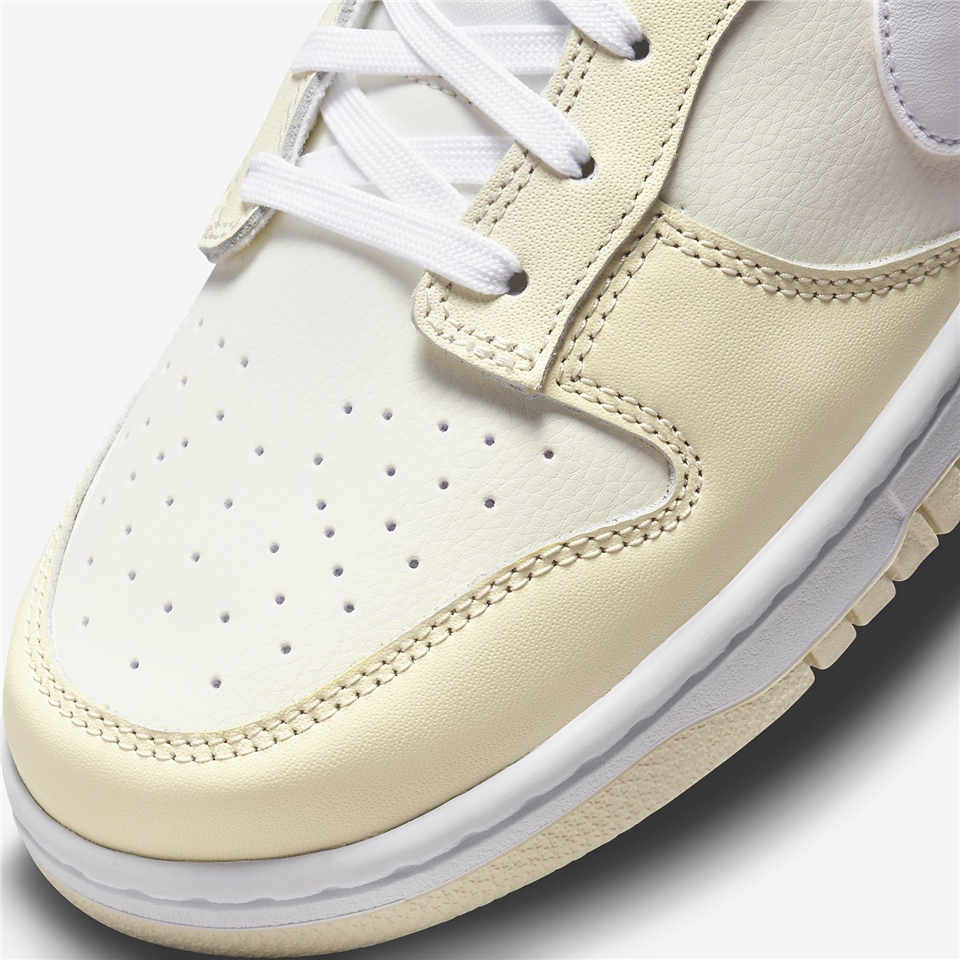 Nike 休閒鞋Dunk Low Retro 男女鞋情侶鞋椰奶奶油黃DJ6188-100 [ACS 跨