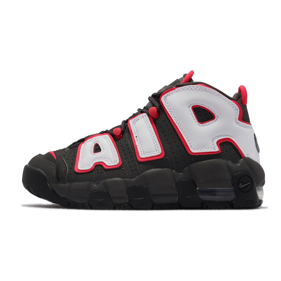 Nike Air More Uptempo GS 咖啡白紅大AIR 女鞋大童鞋DH9719-200 [ACS