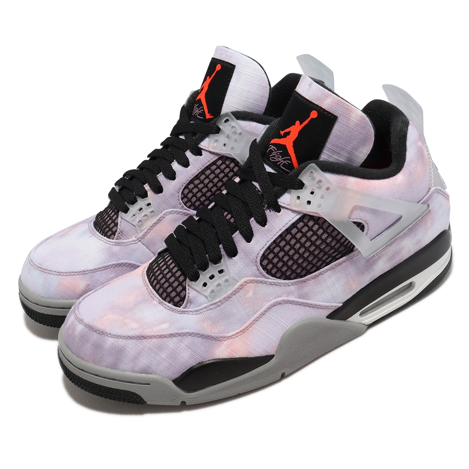 Nike 休閒鞋Air Jordan 4 Retro SE 男鞋紫黑禪師紮染AJ4 喬丹DH7138