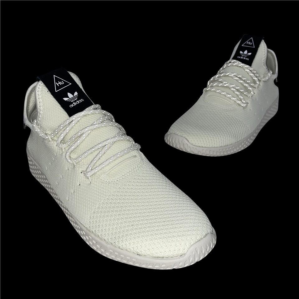 adidas 休閒鞋Tennis Hu 男女鞋米白聯名款Pharrell Williams GZ3920