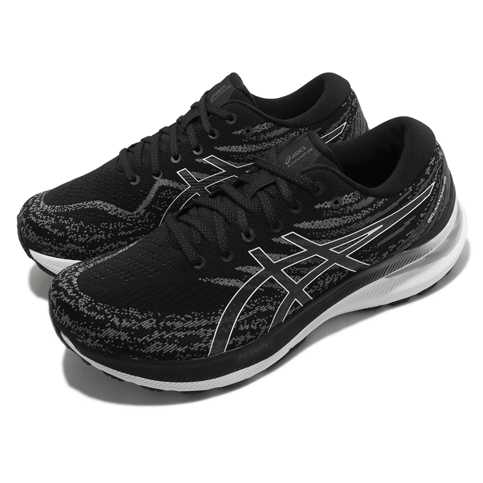 Asics 慢跑鞋GEL-Kayano 29 2E Wide 男鞋寬楦黑白支撐型路跑運動