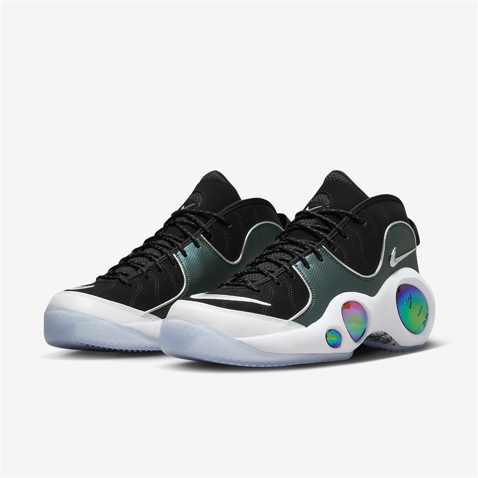 Nike 休閒鞋Air Zoom Flight 95 男女鞋黑昆蟲複眼Jason Kidd 車輪鞋