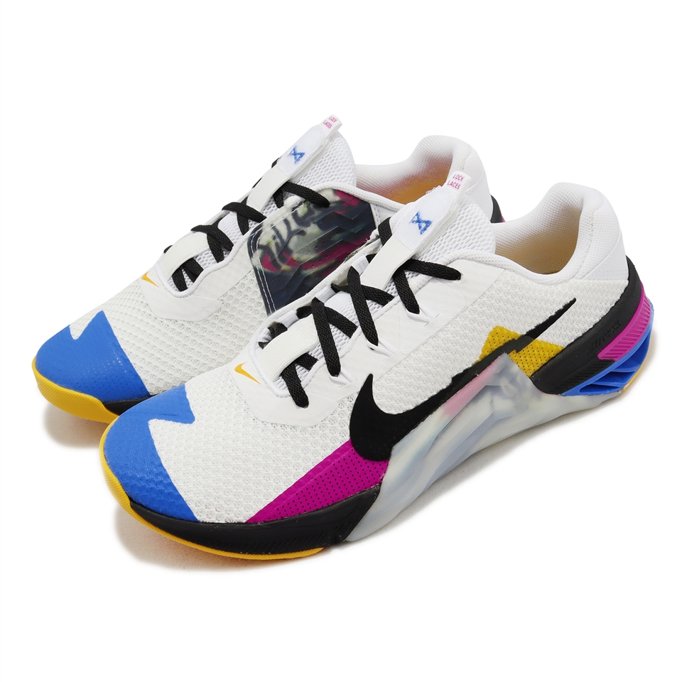 Nike 訓練鞋Metcon 7 男鞋白黑重訓舉重健身穩定緩震運動鞋CZ8281-109