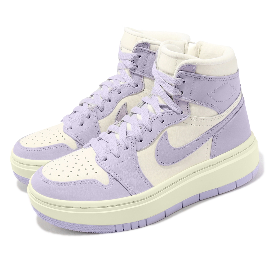 Nike Wmns Air Jordan 1 Elevate High 女鞋淡紫Titanium 厚底 