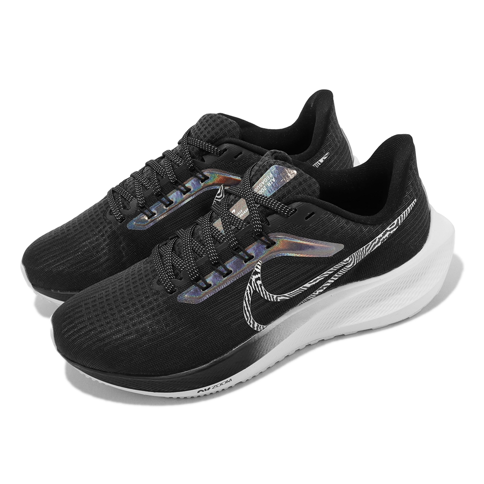 Nike 慢跑鞋Wmns Air Zoom Pegasus 39 PRM 女鞋小飛馬黑白運動鞋DR9619 