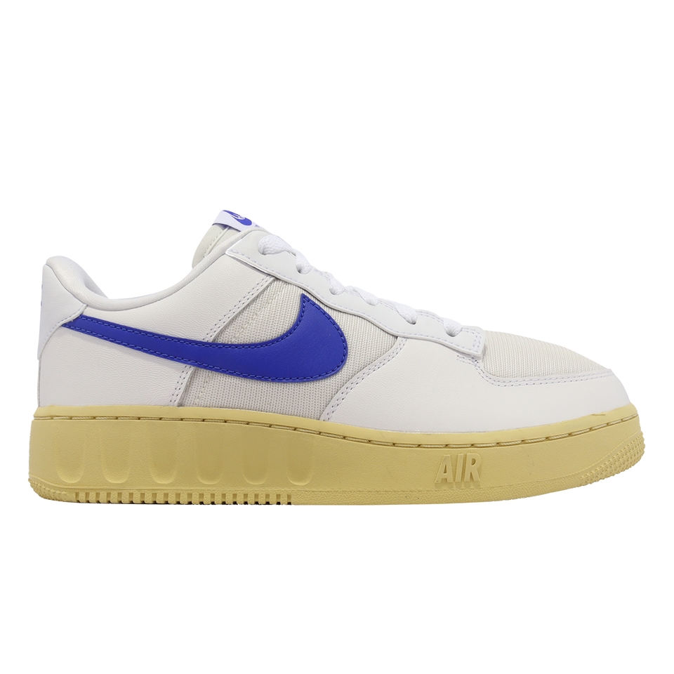 Nike 休閒鞋Air Force 1 Unity GS 大童鞋女鞋白藍AF1 仿舊奶油底DQ6029