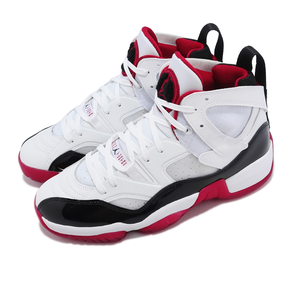 Nike 籃球鞋Jumpman Two Trey 白黑紅男鞋Bred Concord DO1925-106|籃球