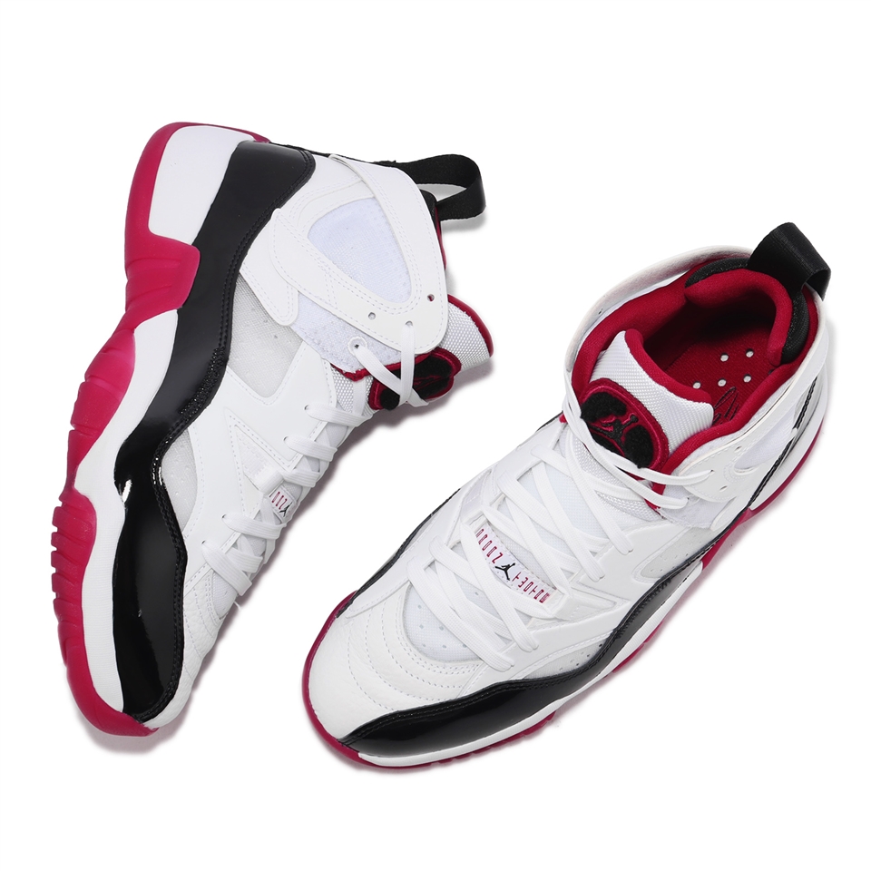 Nike 籃球鞋Jumpman Two Trey 白黑紅男鞋Bred Concord DO1925-106|籃球