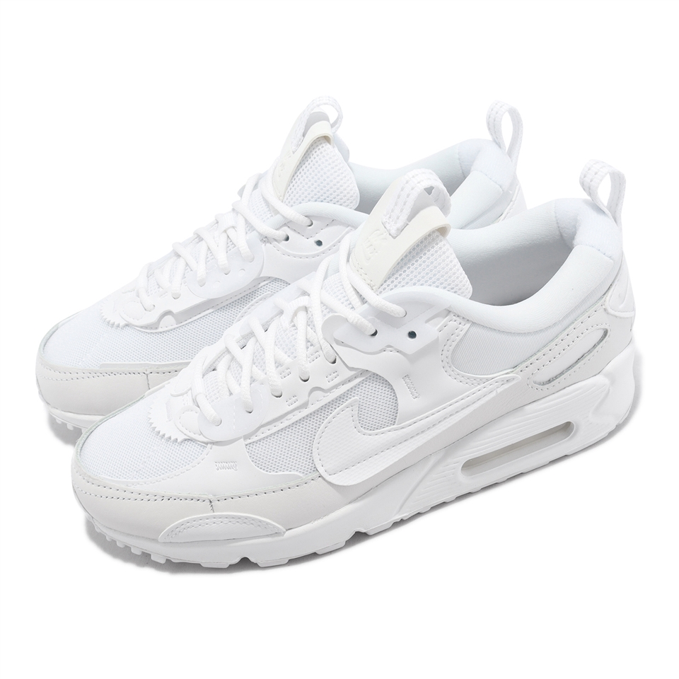 Nike 休閒鞋Wmns Air Max 90 Futura 女鞋白Triple White 小白鞋DM9922