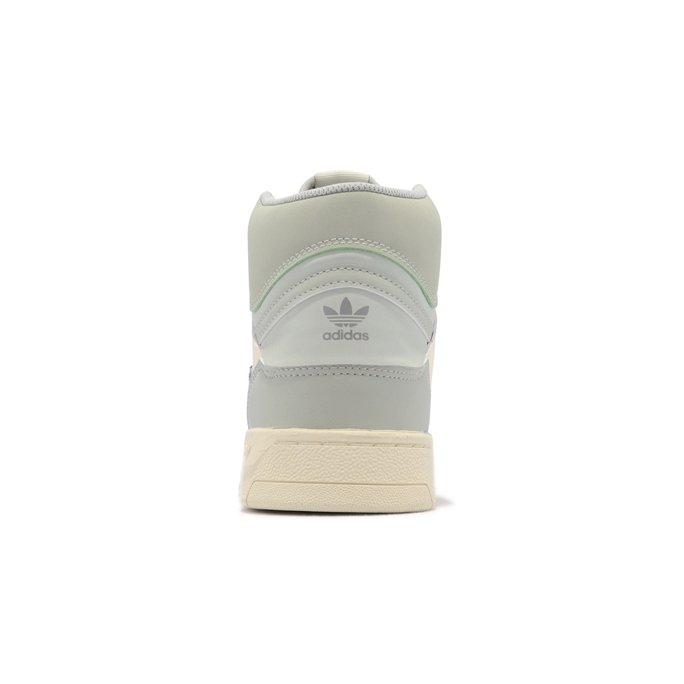 adidas 休閒鞋Drop Step XL W 女鞋薄荷綠灰高筒毛茸茸三葉草愛迪達