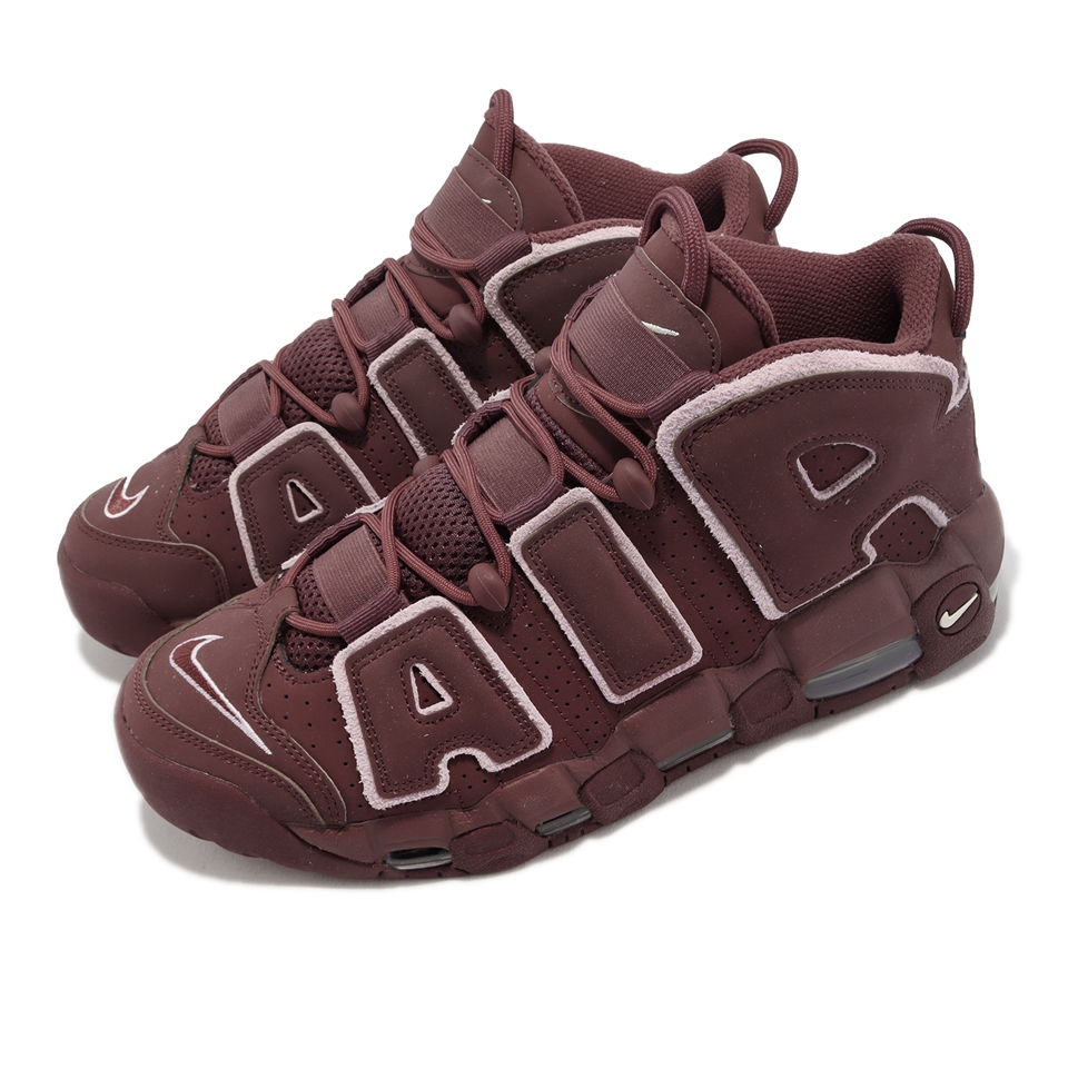 Nike Air More Uptempo 96 男鞋女鞋復古氣墊情人節大AIR 情侶鞋酒紅