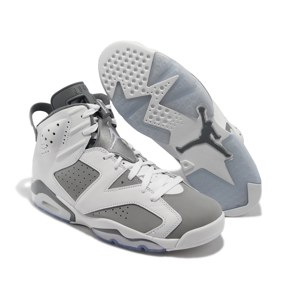 Nike Air Jordan 6 Retro 男鞋灰Cool Grey 6代氣墊喬丹休閒鞋CT8529