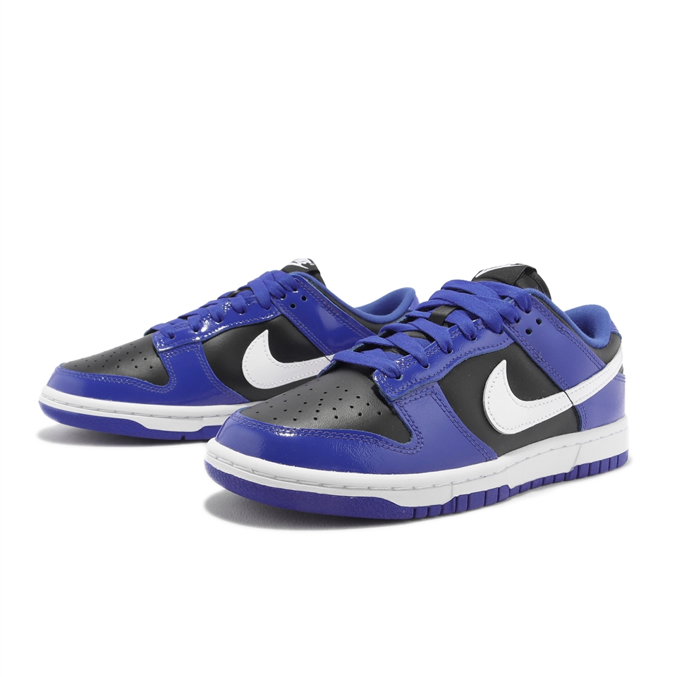 Nike 休閒鞋Wmns Dunk Low Ess 女鞋男鞋黑藍Game Royal DQ7576-400