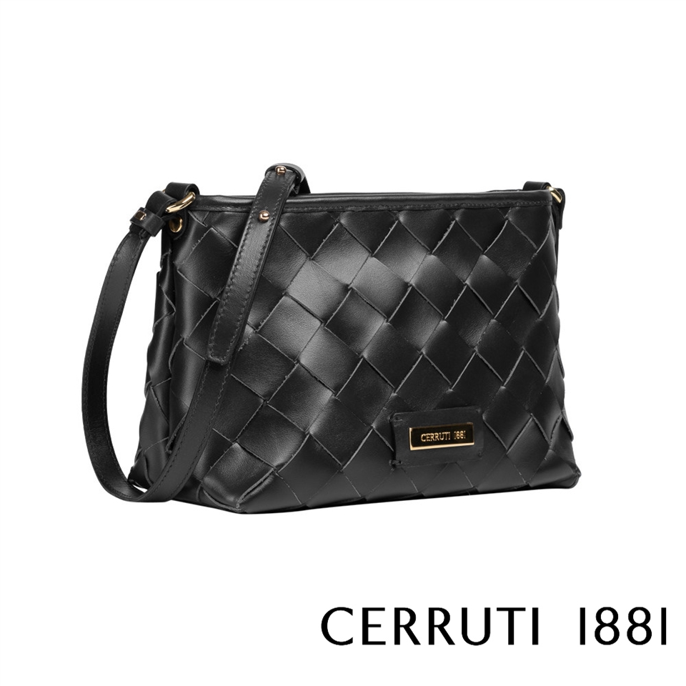 Cerruti 1881】限量2折頂級義大利小牛皮肩背包CEBA05380M 全新專櫃展示