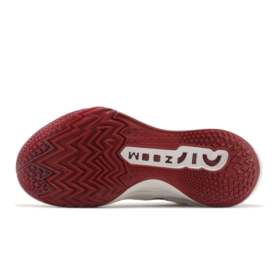 Nike 籃球鞋Air Zoom G.T. Cut 2 EP 男鞋白紅金Just Do It 氣墊DJ6013 