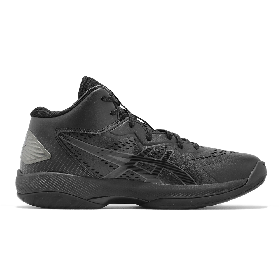 Asics 籃球鞋GELHoop V15 4E 超寬楦男鞋黑全黑緩衝支撐抗扭亞瑟士