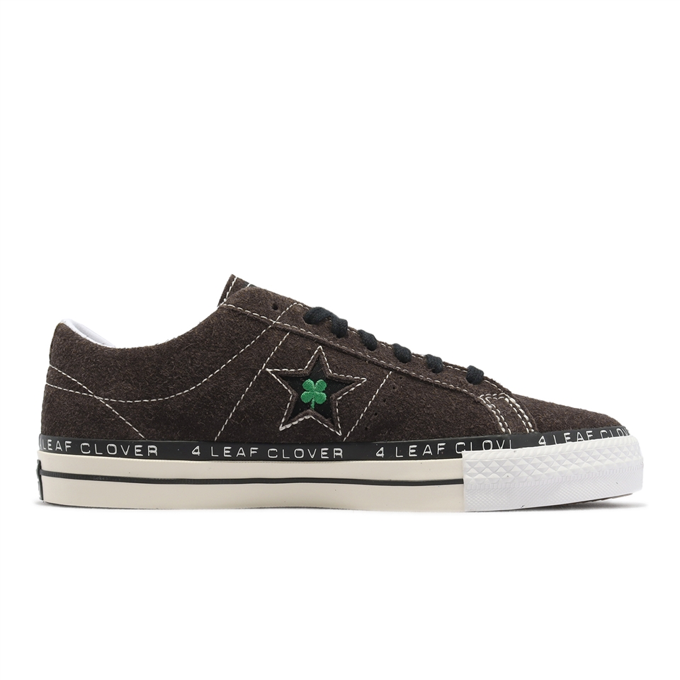 Converse 帆布鞋One Star Pro 男鞋女鞋棕黑Patta 4 Leaf clover 幸運草