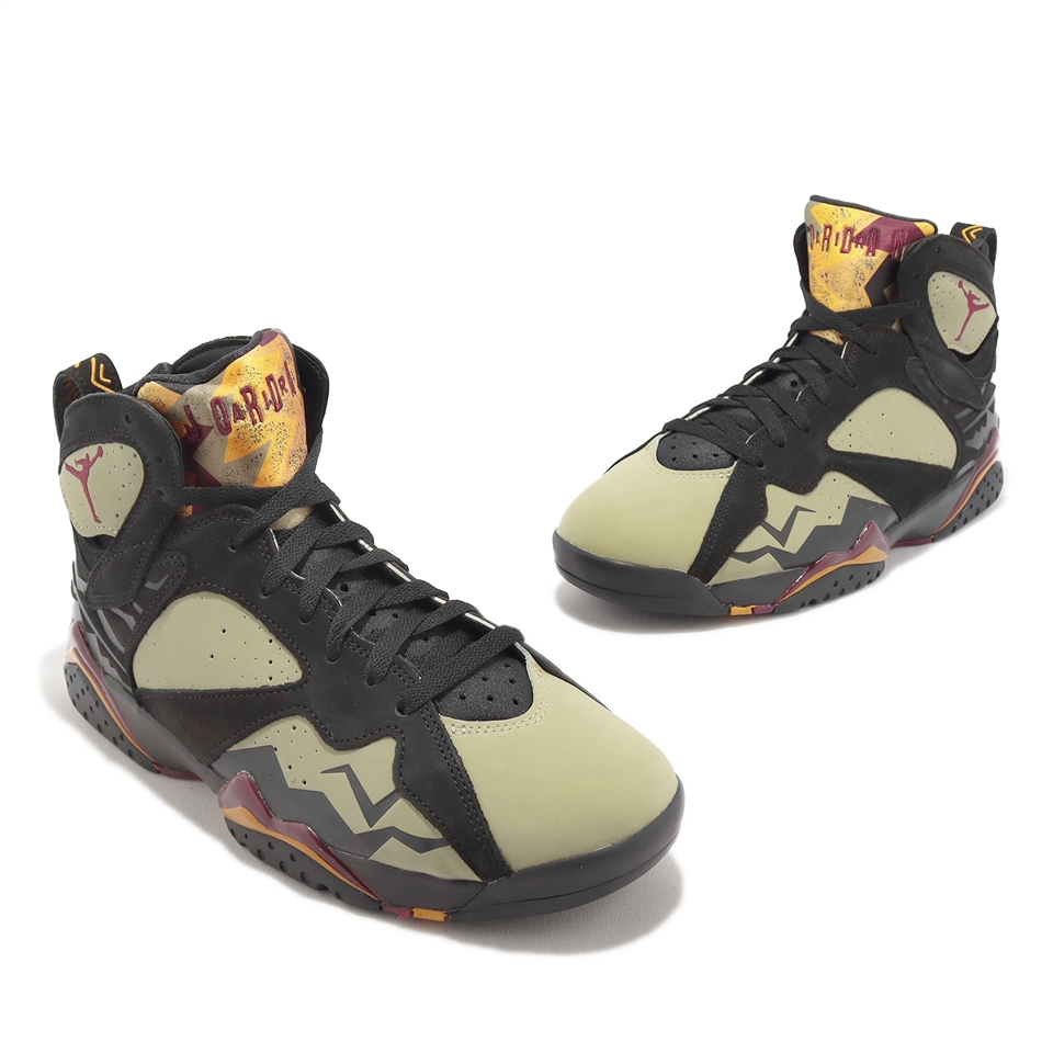 Nike 休閒鞋Air Jordan 7 Retro SE 男鞋黑橄欖綠金喬丹7代DN9782-001