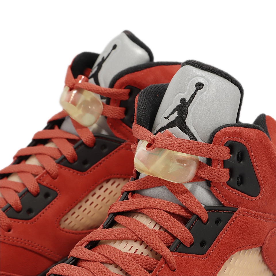 Nike Wmns Air Jordan 5 Retro Dunk on Mars 紅黑女鞋麂皮DD9336-800