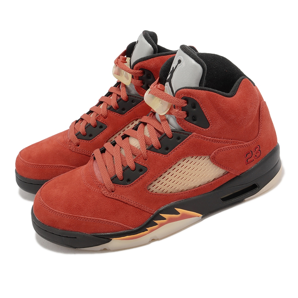 Nike Wmns Air Jordan 5 Retro Dunk on Mars 紅黑女鞋麂皮DD9336-800