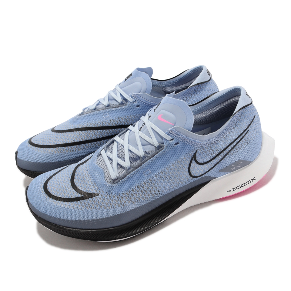 Nike 慢跑鞋ZoomX Streakfly 男鞋藍黑競速輕量回彈路跑運動鞋DJ6566