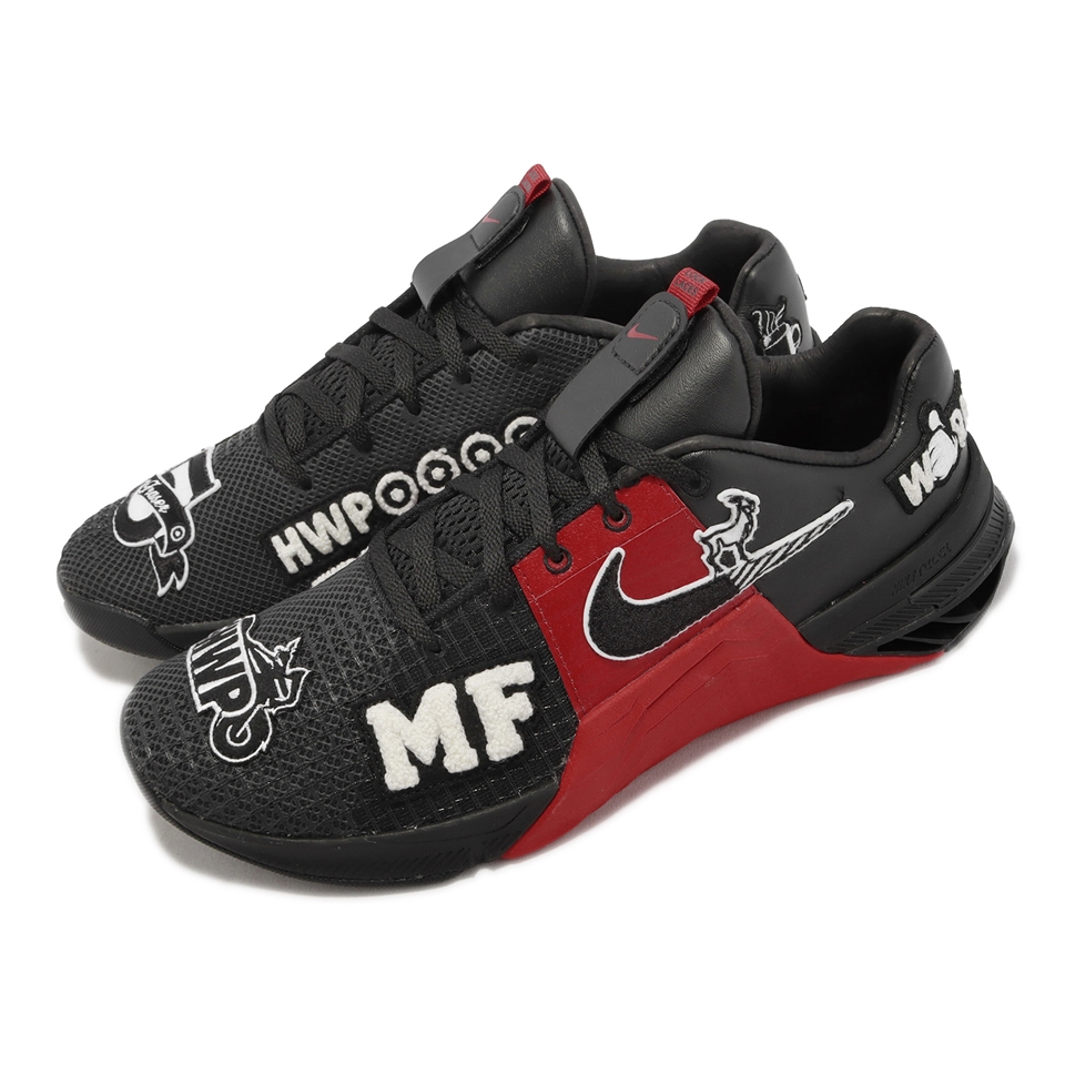 Nike 訓練鞋Metcon 8 MF 黑紅白男鞋Fraser 弗雷澤重訓健身運動鞋DO9387 
