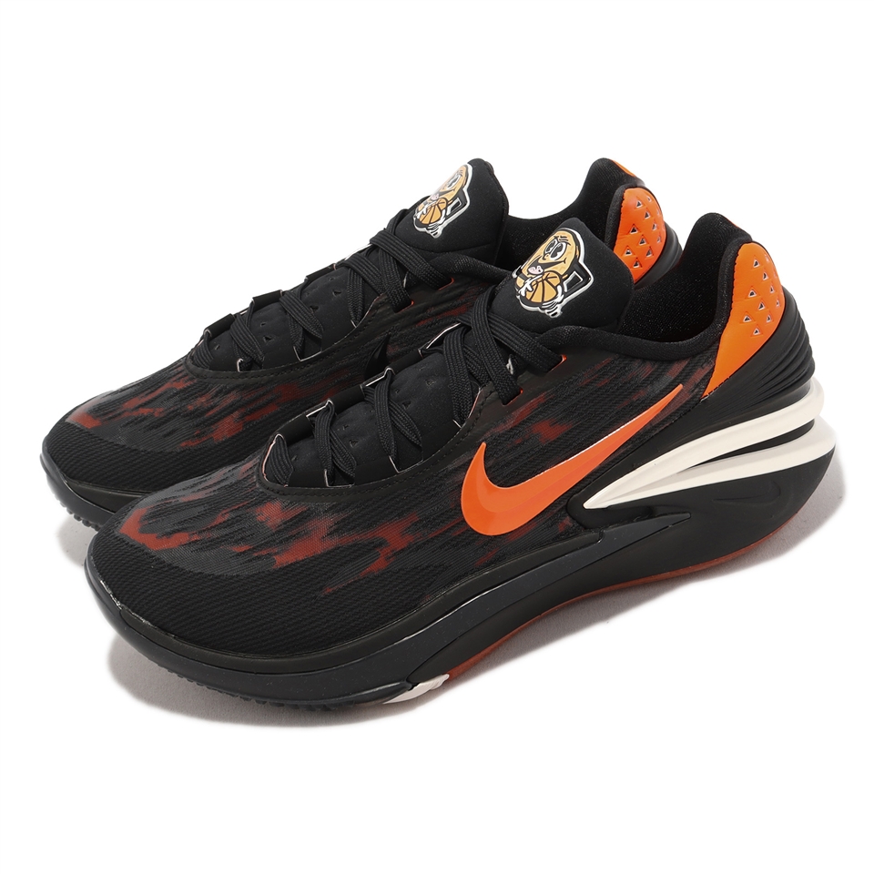 Nike 籃球鞋Air Zoom G.T. Cut 2 EP 黑橘低筒男鞋氣墊DJ6013-004|籃球