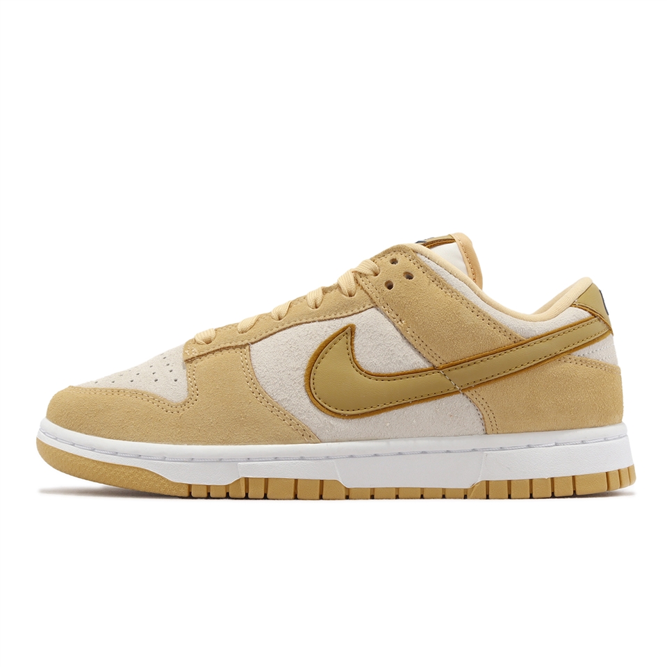 Nike Wmns Dunk Low 女鞋黃布丁狗麂皮休閒鞋Celestial Gold DV7411-200