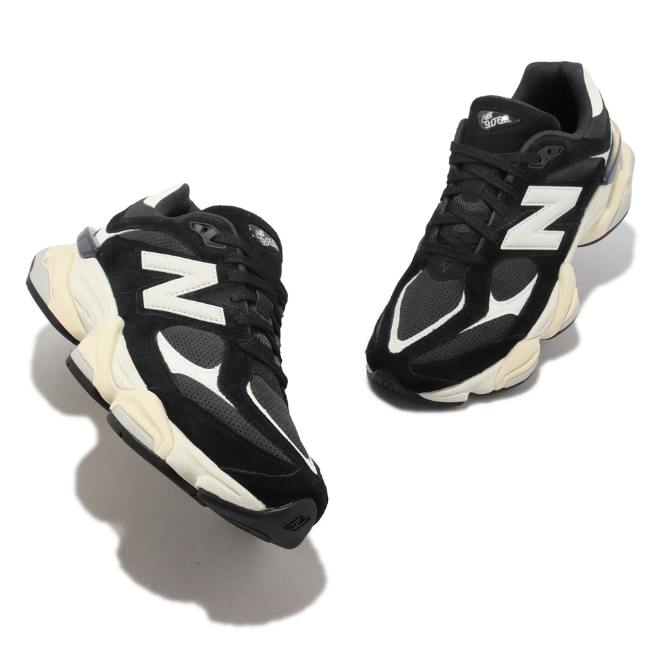 New Balance 休閒鞋9060 男鞋黑白麂皮緩震復古運動鞋NB 紐巴倫U9060AAA