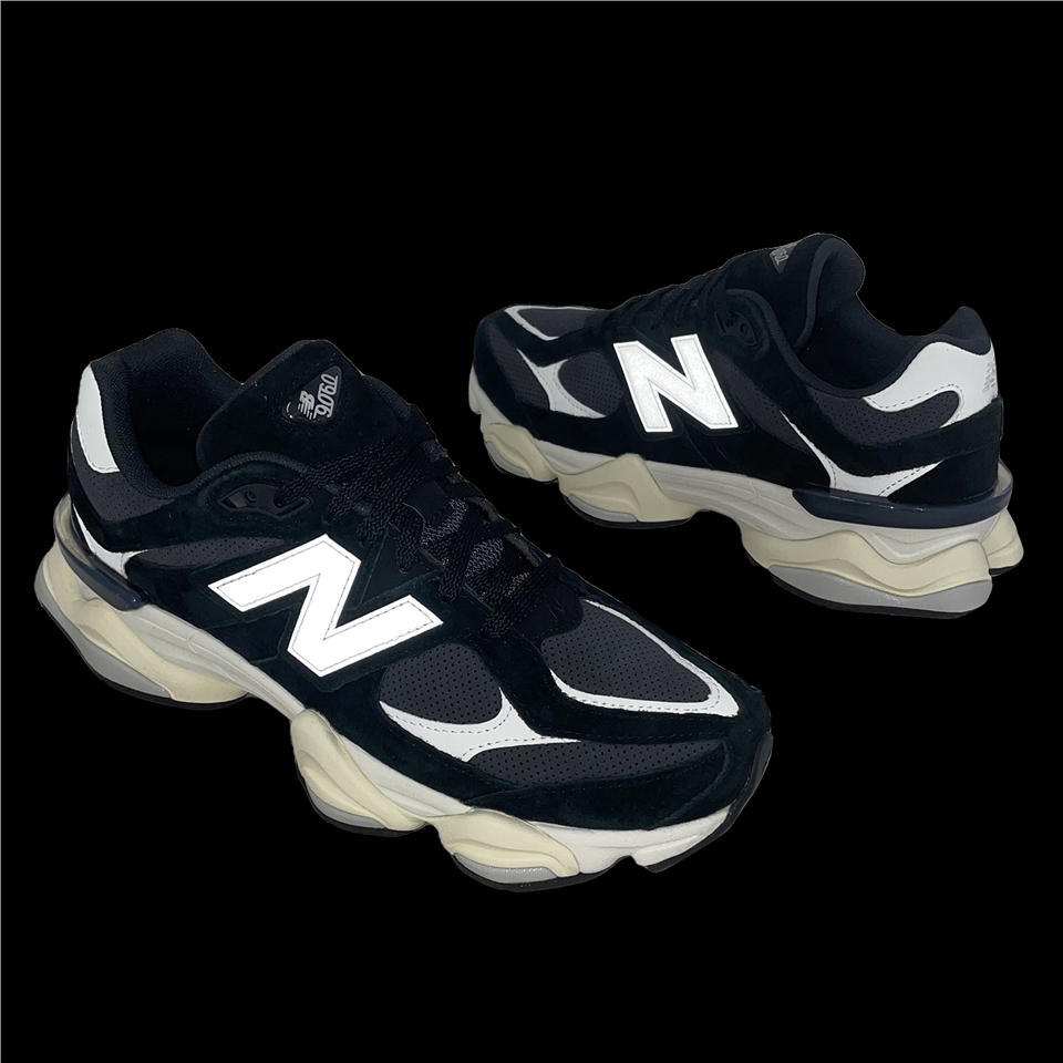 New Balance 休閒鞋9060 男鞋黑白麂皮緩震復古運動鞋NB 紐巴倫