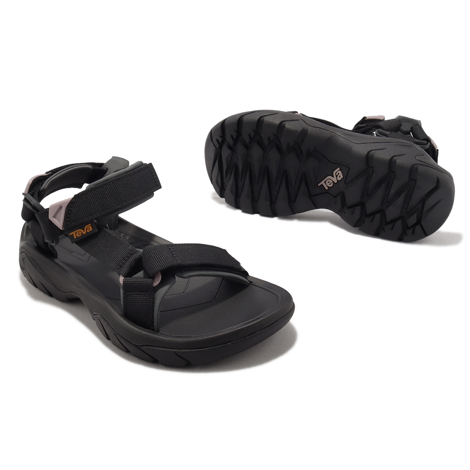 Teva 涼鞋W Terra FI 5 Universal 女鞋黑魔鬼氈織帶可調整運動涼鞋