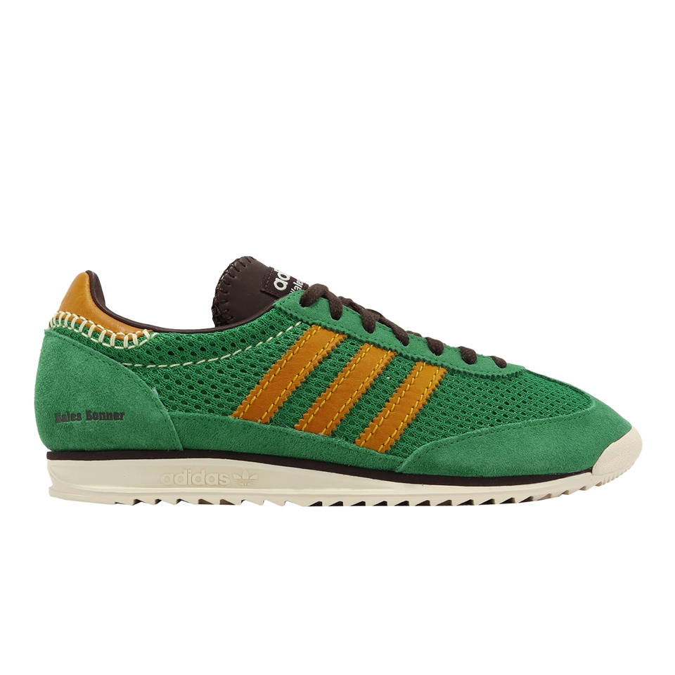 adidas 休閒鞋WB SL72 Knit 男鞋女鞋綠金Wales Bonner 聯名款復古