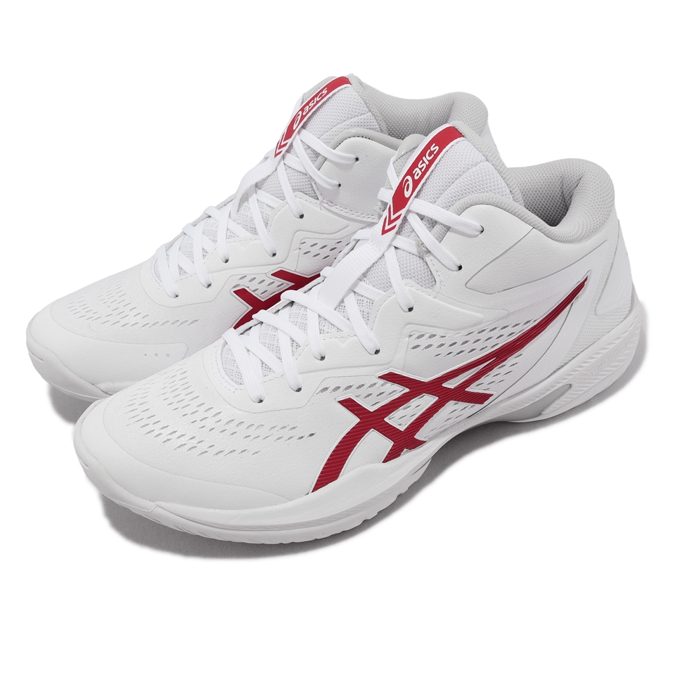 Asics 籃球鞋GELHoop V15 男鞋白紅輕量抗扭緩震支撐運動鞋亞瑟士