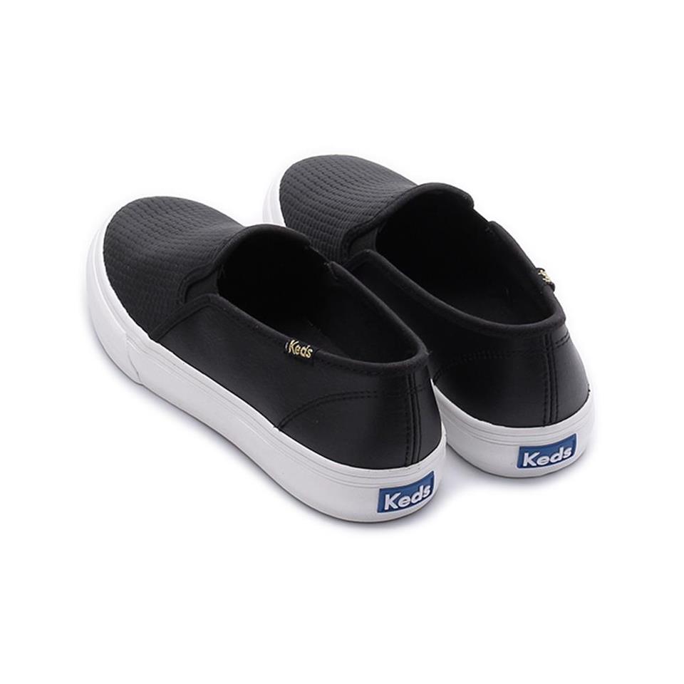 Keds double clearance decker black leather