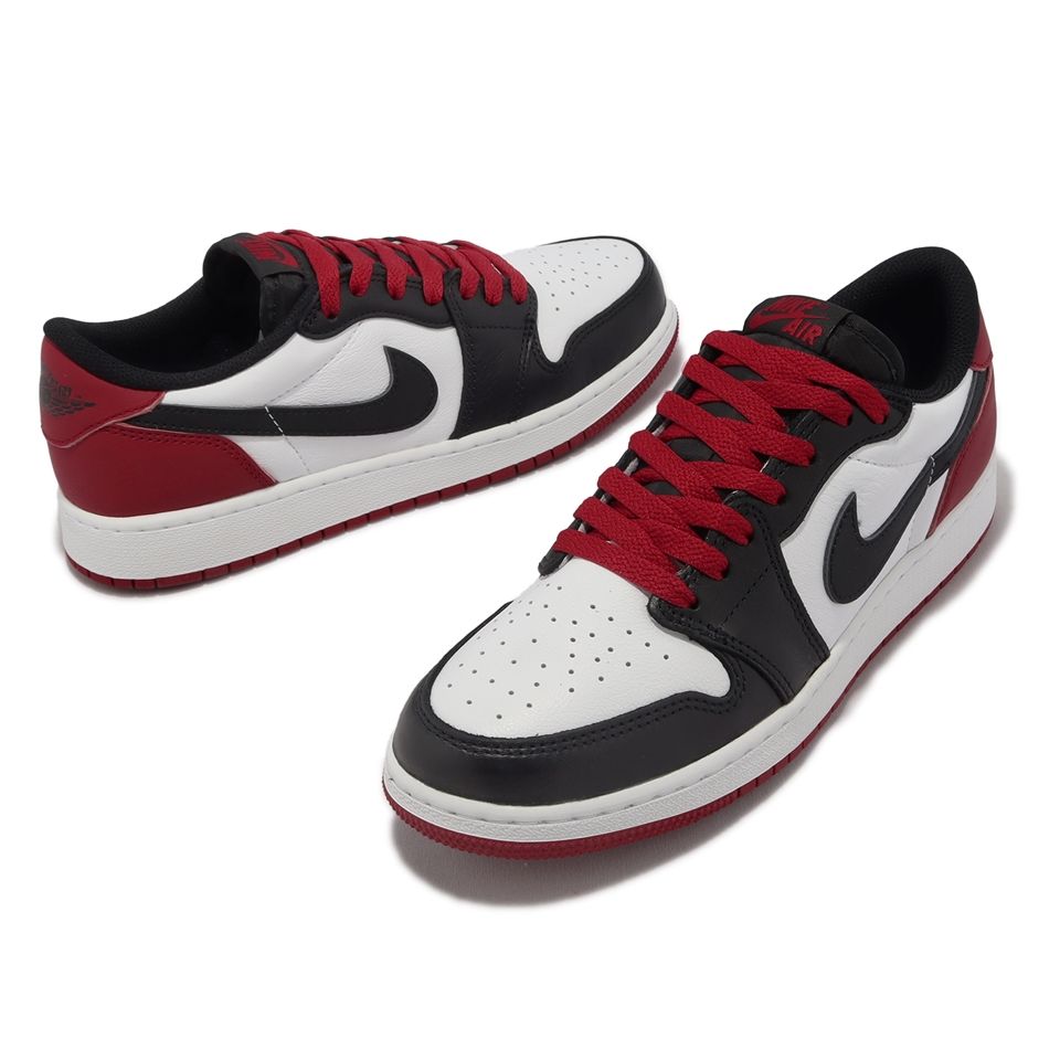 Nike Air Jordan 1 Retro Low OG GS 大童女鞋Black Toe AJ1 CZ0858-106