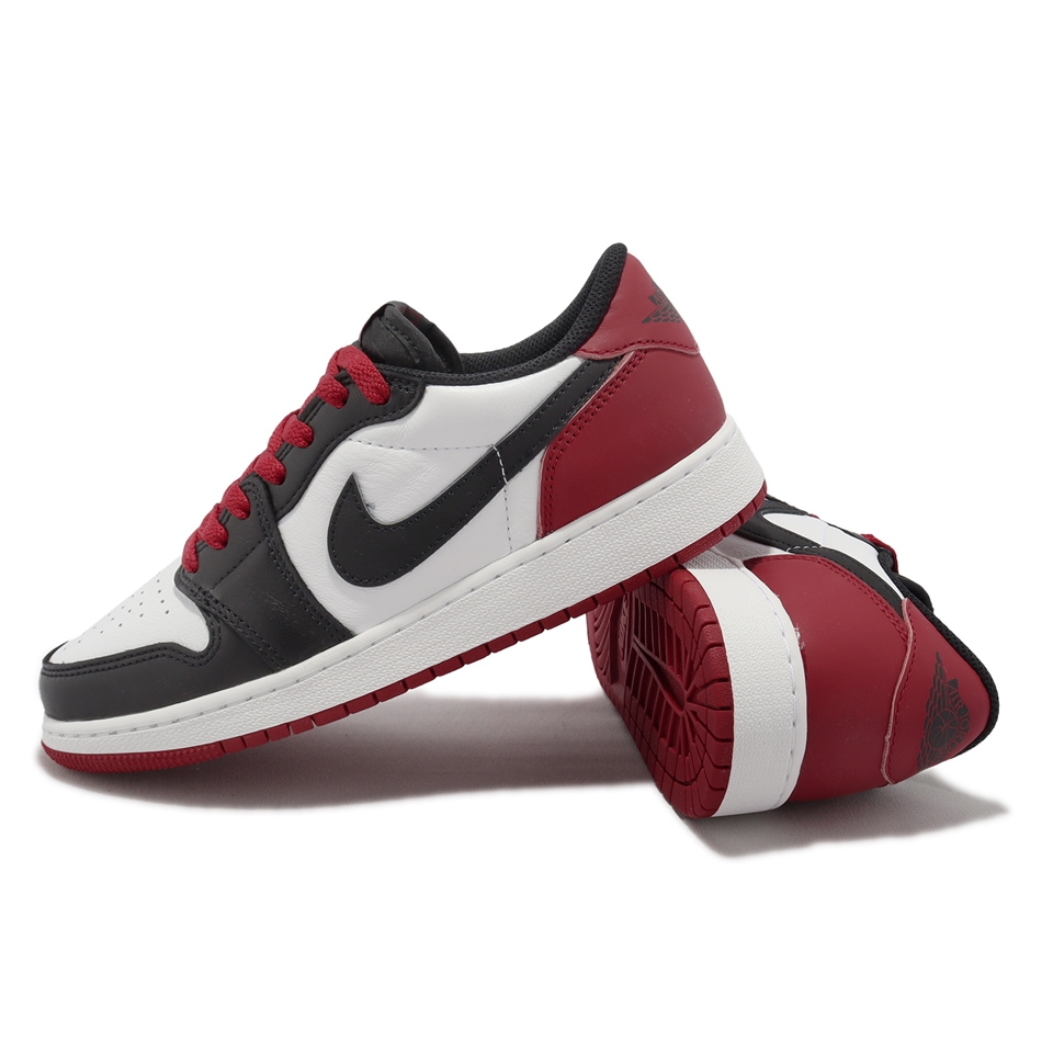 Nike Air Jordan 1 Retro Low OG GS 大童女鞋Black Toe AJ1 CZ0858-106