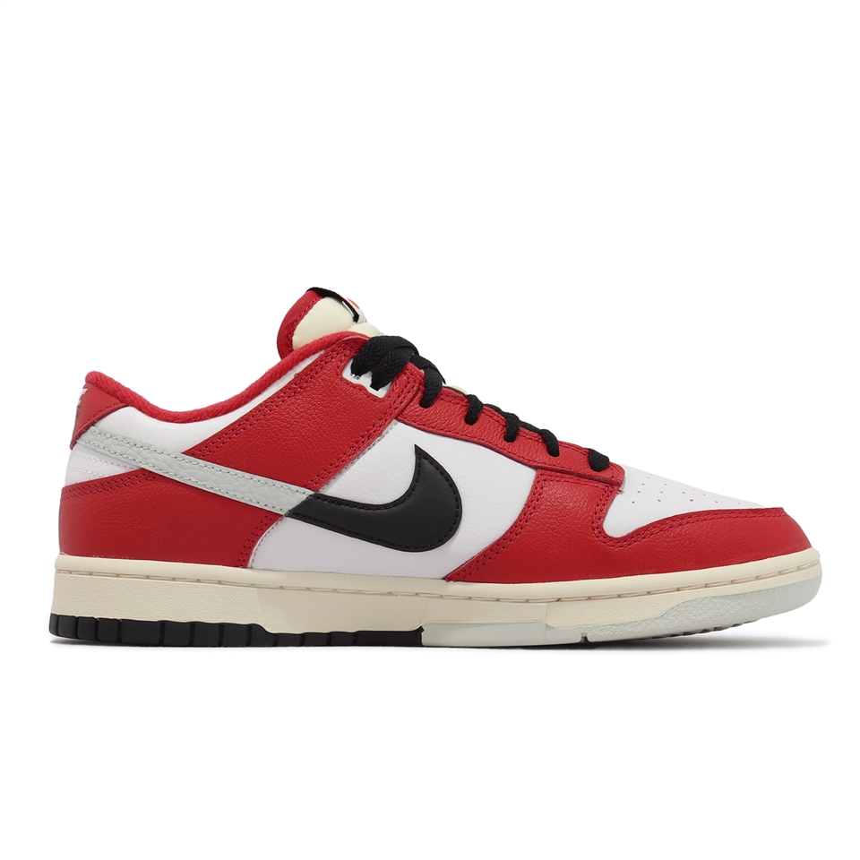 Nike 休閒鞋Dunk Low 男鞋紅白黑芝加哥解構Chicago Split DZ2536-600