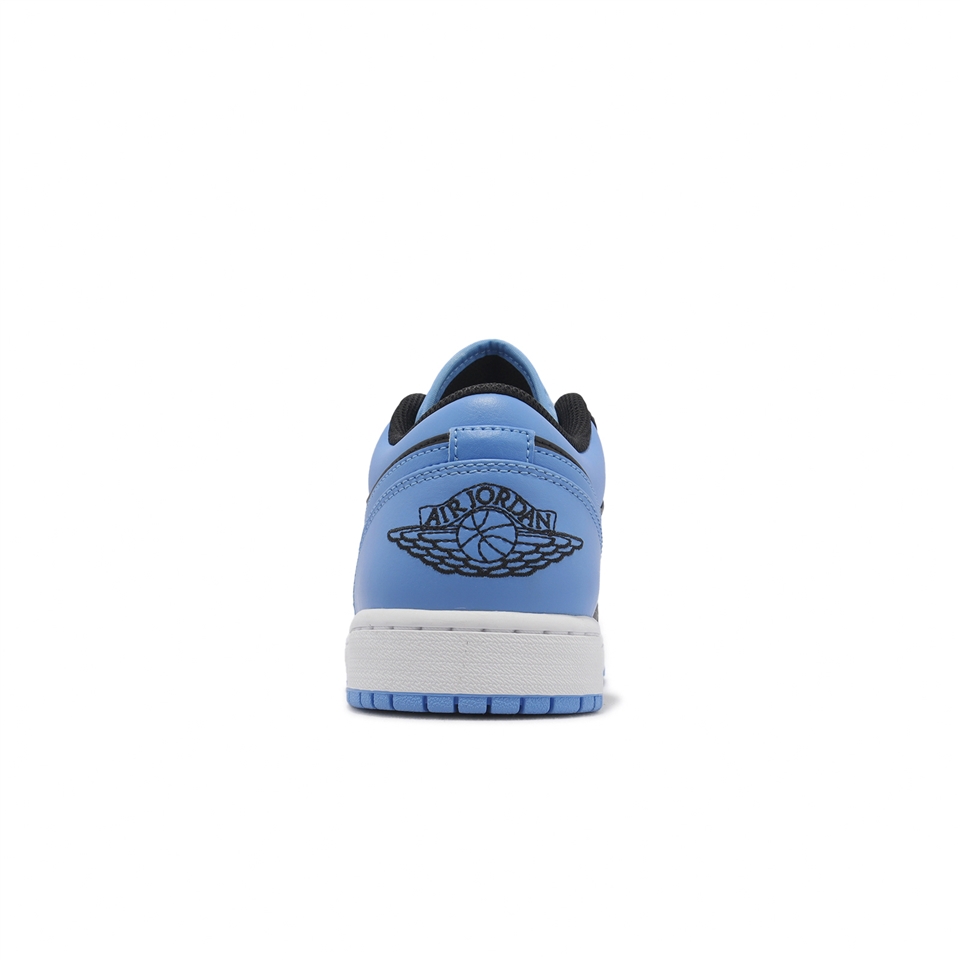 Nike Air Jordan 1 Low 男鞋大學藍黑AJ1 休閒鞋University Blue 553558